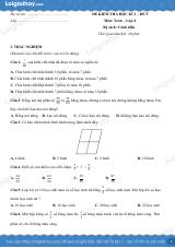 Đề thi học kì 2 Toán 4 Cánh diều - Đề số 5